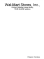 Wal-Mart Stores, Inc., Global Retailer Case Study, The Guide Edition - Preview