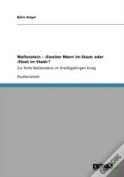 Capa do artigo Wallenstein Aã¢Â€Šâ¬" Aã¢Â€Šâ¬Ã‚ÂºZweiter Mann Im Staataã¢Â€Šâ¬