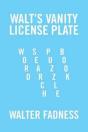 Walt'S Vanity License Plate - Preview