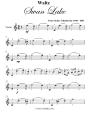 Waltz Swan Lake Easy Violin Sheet Music - Preview