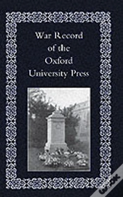 Capa do artigo War Record Of The University Press, Oxford