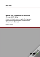 Warum Sind Chinesinnen In A-Sterreich Ehrenamtlich Taã‚Â¤Tig?