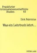 Was Ein Lehrbuch Lehrt...