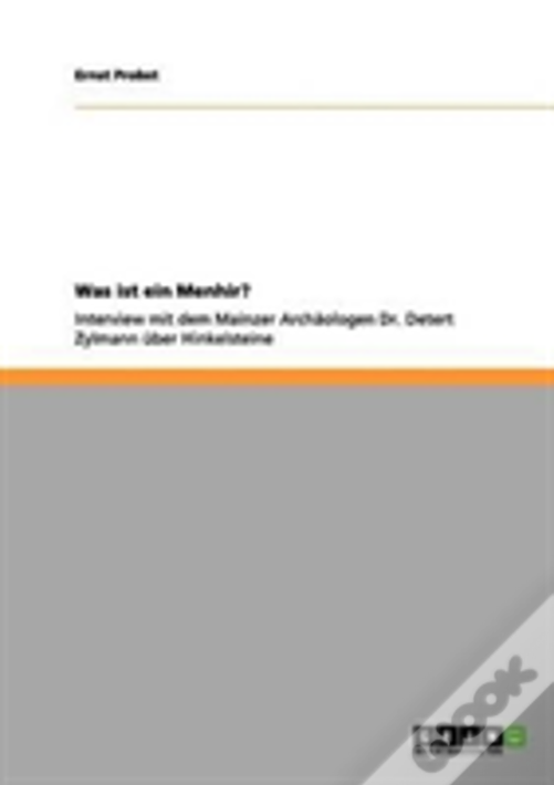 Was Ist Ein Menhir?