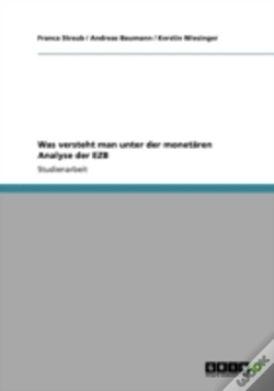 Capa do artigo Was Versteht Man Unter Der Monetaã‚Â¤Ren Analyse Der Ezb?