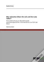 Was Wanschen Eltern Far Sich Und Ihre Late Talker?