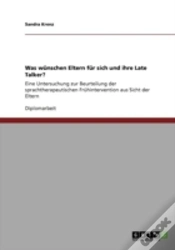 Capa do artigo Was Wanschen Eltern Far Sich Und Ihre Late Talker?