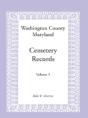 Washington County Maryland Cemetery Reco - Preview