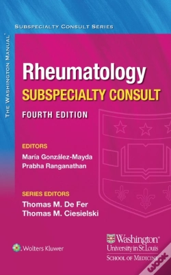 Capa do artigo Washington Manual Rheumatology Subspecialty Consult