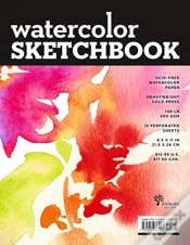 Capa do artigo Watercolor Sketchbook Large Black Flipto