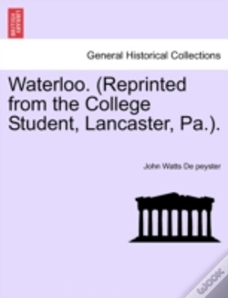 Capa do artigo Waterloo.  Reprinted From The College St