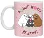 We Bare Bears Rosa Caneca, Rosa - Preview