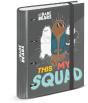 We Bare Bears Squad Pasta de 4 Anéis Papel Quadriculado, Multicolorido - Preview