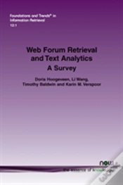 Capa do artigo Web Forum Retrieval And Text Analytics