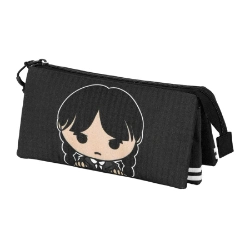 Capa do artigo Wednesday Cute Estojo Triplo, Cinza