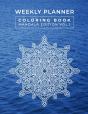 Weekly Planner Coloring Book Mandala Edition Vol. 1 - Preview