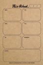 Weekly Planner Notepad - Preview