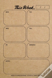Weekly Planner Notepad