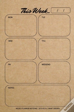 Capa do artigo Weekly Planner Notepad