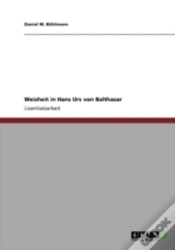 Capa do artigo Weisheit In Hans Urs Von Balthasar