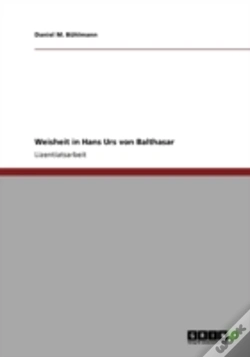 Capa do artigo Weisheit In Hans Urs Von Balthasar