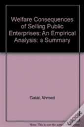 Welfare Consequences Of Selling Public Enterprises