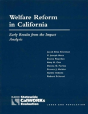 Welfare Reform In California - Preview