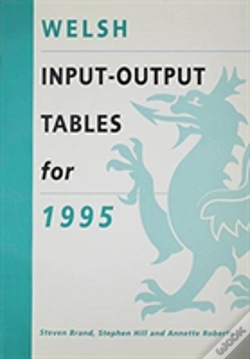 Capa do artigo Welsh Input-Output Tables For 1995