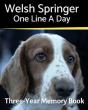 Welsh Springer - One Line A Day: A Three - Preview