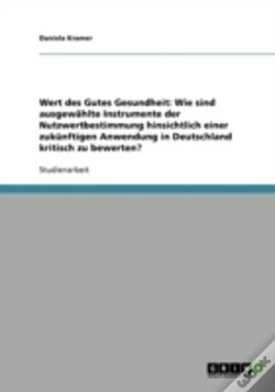 Capa do artigo Wert Des Gutes Gesundheit