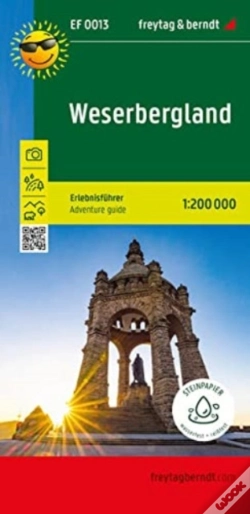 Capa do artigo Weserbergland, Adventure Guide 1:200,000, Freytag & Berndt, Ef 0013
