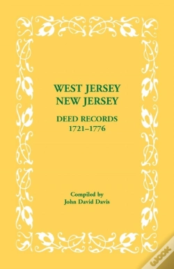Capa do artigo West Jersey, New Jersey Deed Records, 1721-1776