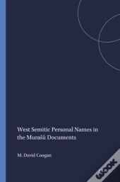 West Semitic Personal Names In The Murasu Documents