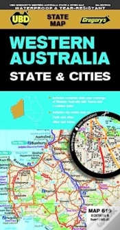 Capa do artigo Western Australia State & Cities Map 619 9th Ed Waterproof