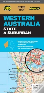 Western Australia State & Suburban Map 670 17th Ed