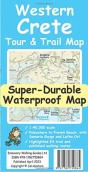 Western Crete Tour & Trail Super-Durable Map - Preview
