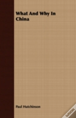 Capa do artigo What And Why In China