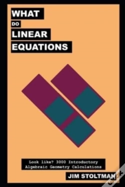 Capa do artigo What Do Linear Equations Look Like? 3000 Introductory Algebraic Geometry Calculations
