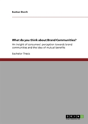 What Do You Think About Brand Communities? - Preview