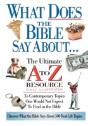 What Does The Bible Say About... - Preview