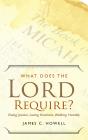 What Does The Lord Require? - Preview