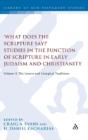 'What Does The Scripture Say?' Studies In The Function Of Scripture In Early Judaism And Christianity, Volume 2 - Preview