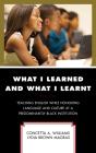 What I Learned And What I Learnt - Preview