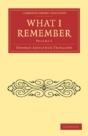 What I Remember - Preview
