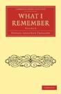 What I Remember - Preview