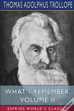 Capa do artigo What I Remember, Volume Ii (Esprios Classics)