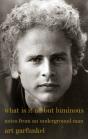 What Is It All But Luminous - Preview