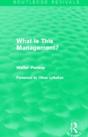What Is This Management? (Routledge Revivals) - Preview