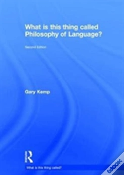 Capa do artigo What Is This Thing Called Philosophy Of Language?