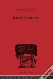 Capa do artigo What Is Value?